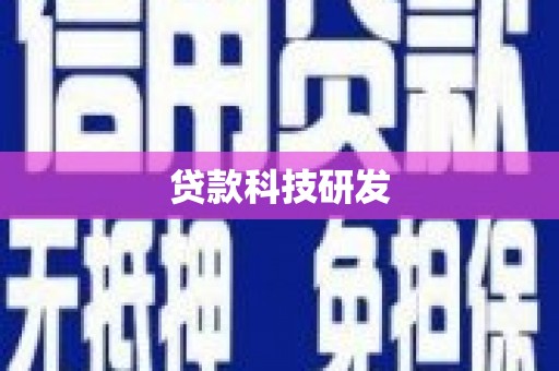 乡城贷款科技研发