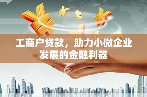乡城工商户贷款，助力小微企业发展的金融利器
