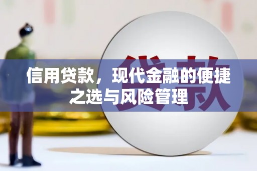 乡城信用贷款，现代金融的便捷之选与风险管理