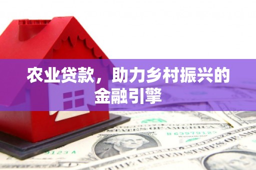 乡城农业贷款，助力乡村振兴的金融引擎