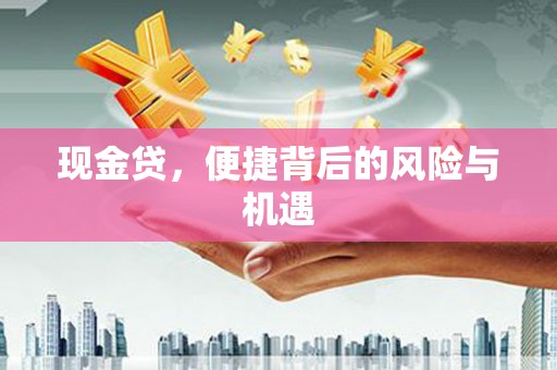 乡城现金贷，便捷背后的风险与机遇