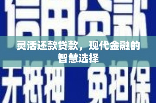 乡城灵活还款贷款，现代金融的智慧选择