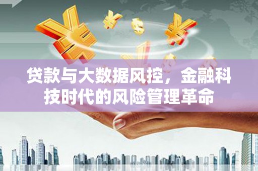 乡城贷款与大数据风控，金融科技时代的风险管理革命