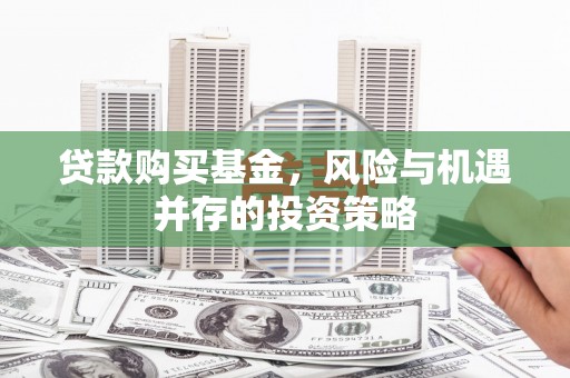 乡城贷款购买基金，风险与机遇并存的投资策略