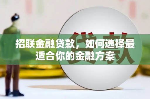 乡城招联金融贷款，如何选择最适合你的金融方案