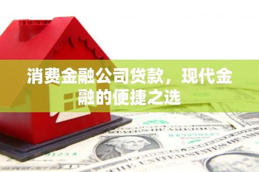 乡城消费金融公司贷款，现代金融的便捷之选