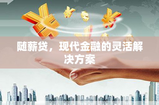 乡城随薪贷，现代金融的灵活解决方案