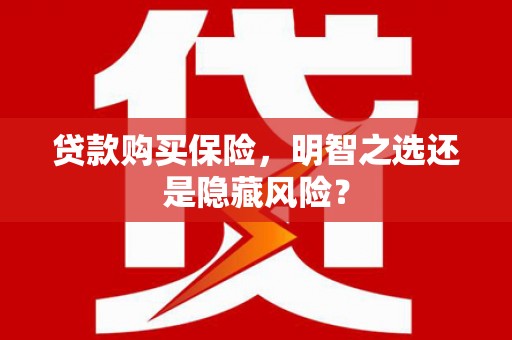 乡城贷款购买保险，明智之选还是隐藏风险？