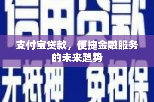 乡城支付宝贷款，便捷金融服务的未来趋势