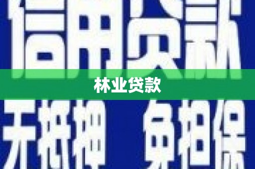 乡城林业贷款