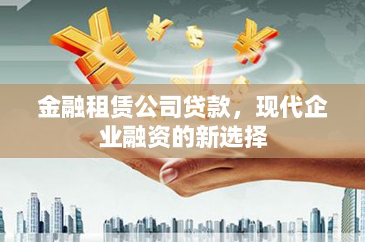乡城金融租赁公司贷款，现代企业融资的新选择