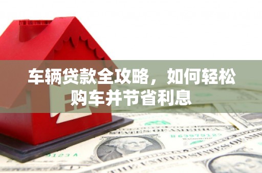 乡城车辆贷款全攻略，如何轻松购车并节省利息