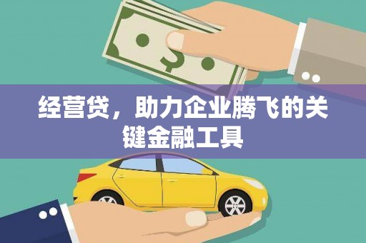 乡城经营贷，助力企业腾飞的关键金融工具