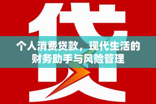 乡城个人消费贷款，现代生活的财务助手与风险管理