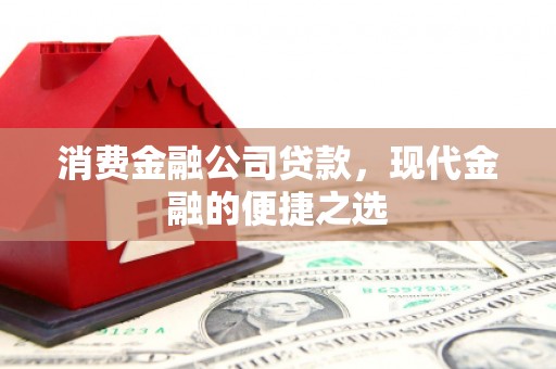 乡城消费金融公司贷款，现代金融的便捷之选