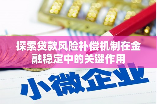 乡城探索贷款风险补偿机制在金融稳定中的关键作用