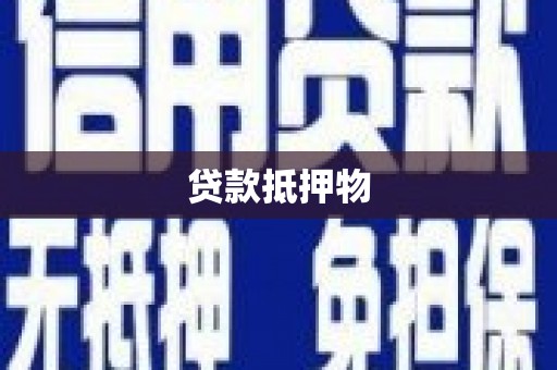 乡城贷款抵押物