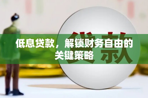 乡城低息贷款，解锁财务自由的关键策略