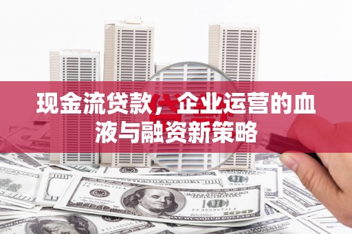 乡城现金流贷款，企业运营的血液与融资新策略
