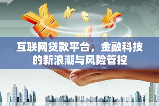 乡城互联网贷款平台，金融科技的新浪潮与风险管控