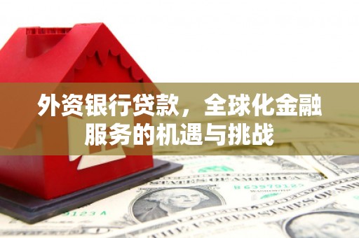 乡城外资银行贷款，全球化金融服务的机遇与挑战
