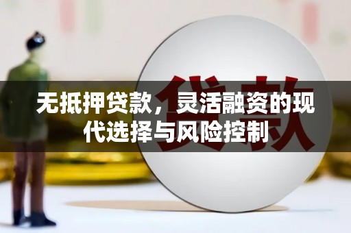 乡城无抵押贷款，灵活融资的现代选择与风险控制