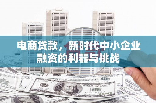 乡城电商贷款，新时代中小企业融资的利器与挑战