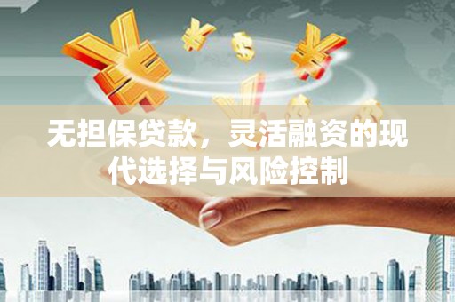 乡城无担保贷款，灵活融资的现代选择与风险控制