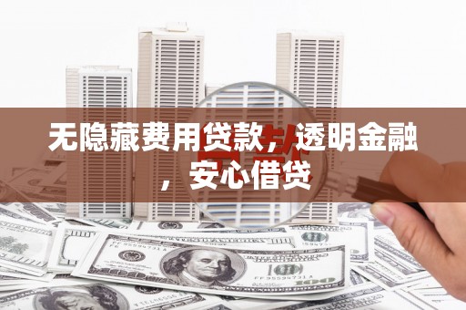 乡城无隐藏费用贷款，透明金融，安心借贷