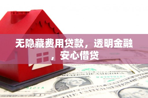 乡城无隐藏费用贷款，透明金融，安心借贷