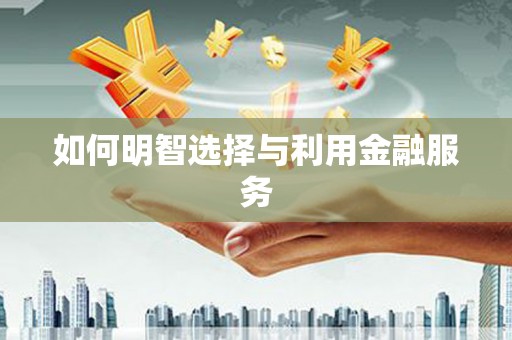 乡城如何明智选择与利用金融服务