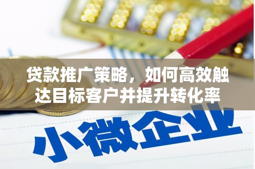 乡城贷款推广策略，如何高效触达目标客户并提升转化率