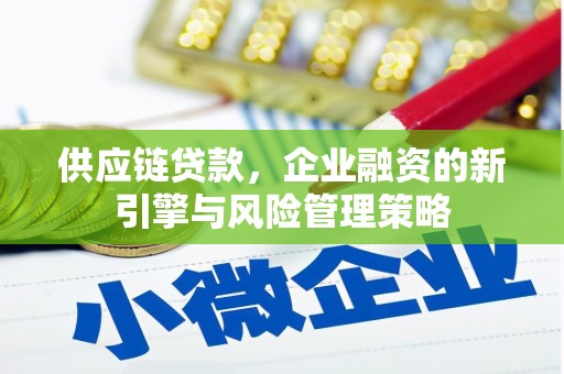 乡城供应链贷款，企业融资的新引擎与风险管理策略