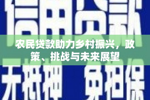 乡城农民贷款助力乡村振兴，政策、挑战与未来展望