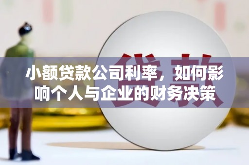 乡城小额贷款公司利率，如何影响个人与企业的财务决策