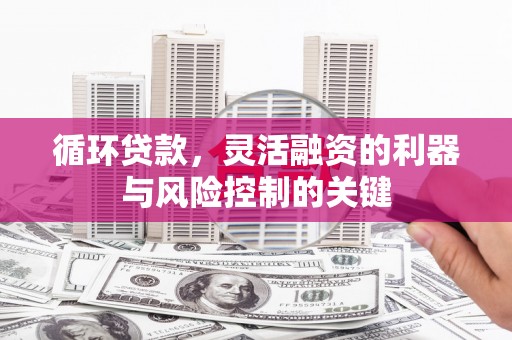 乡城循环贷款，灵活融资的利器与风险控制的关键