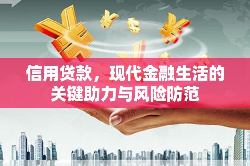 乡城信用贷款，现代金融生活的关键助力与风险防范
