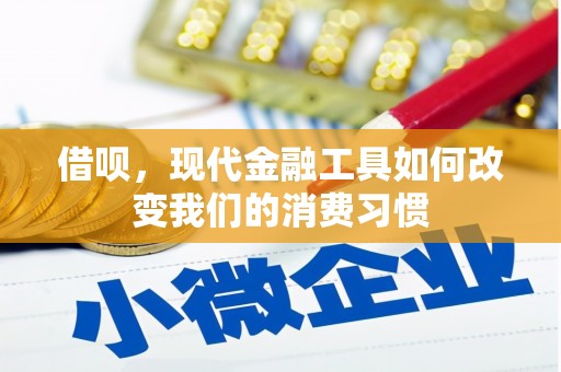 乡城借呗，现代金融工具如何改变我们的消费习惯