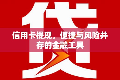 乡城信用卡提现，便捷与风险并存的金融工具