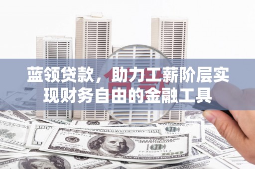 乡城蓝领贷款，助力工薪阶层实现财务自由的金融工具