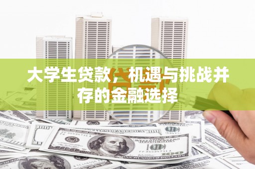 乡城大学生贷款，机遇与挑战并存的金融选择
