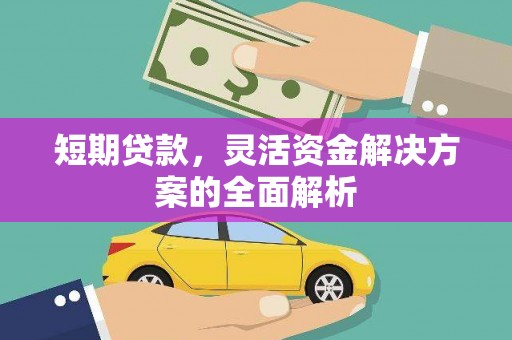 乡城短期贷款，灵活资金解决方案的全面解析