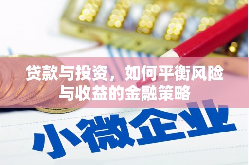 乡城贷款与投资，如何平衡风险与收益的金融策略