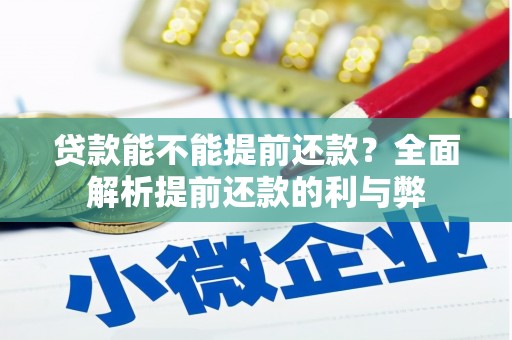 乡城贷款能不能提前还款？全面解析提前还款的利与弊