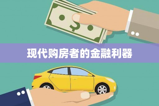 乡城现代购房者的金融利器