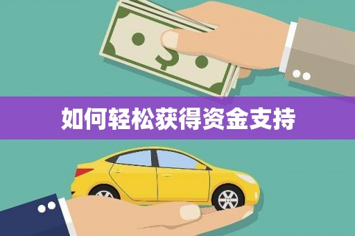乡城如何轻松获得资金支持