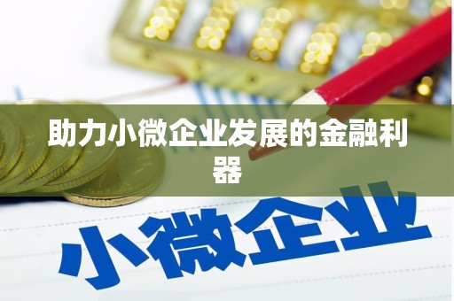 乡城助力小微企业发展的金融利器