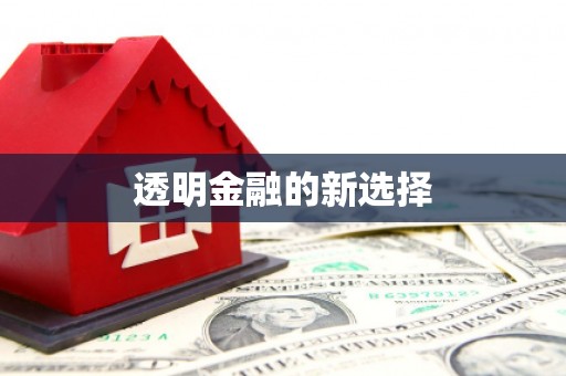 乡城透明金融的新选择