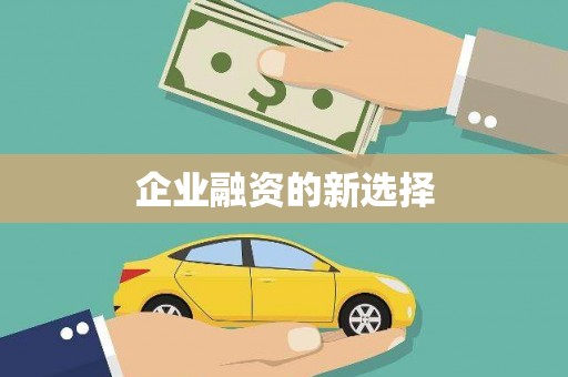 乡城企业融资的新选择
