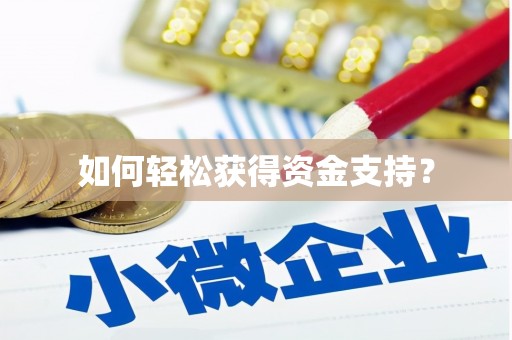 乡城如何轻松获得资金支持？
